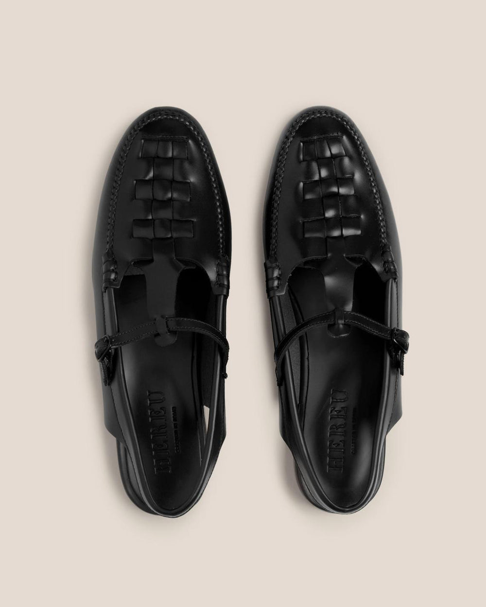 Hereu Loafers | ROQUETA - Slingback T-bar Loafer - Women