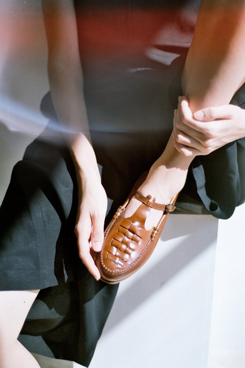 Hereu Loafers | ROQUETA - Slingback T-bar Loafer - Women