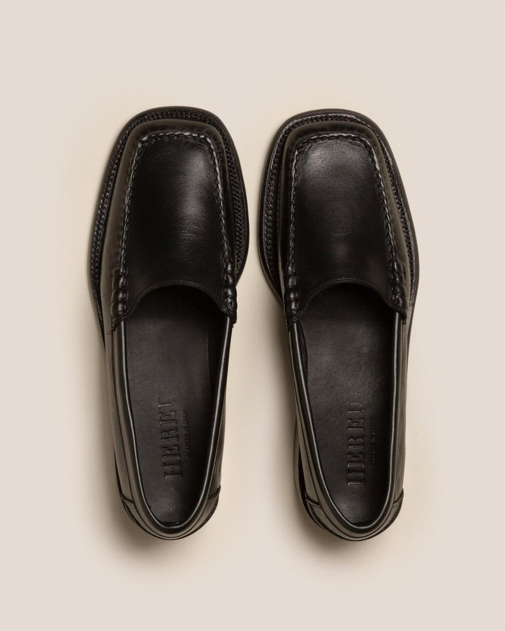 Hereu Loafers | SALA - Square-Toe High-Cut Loafer - Women