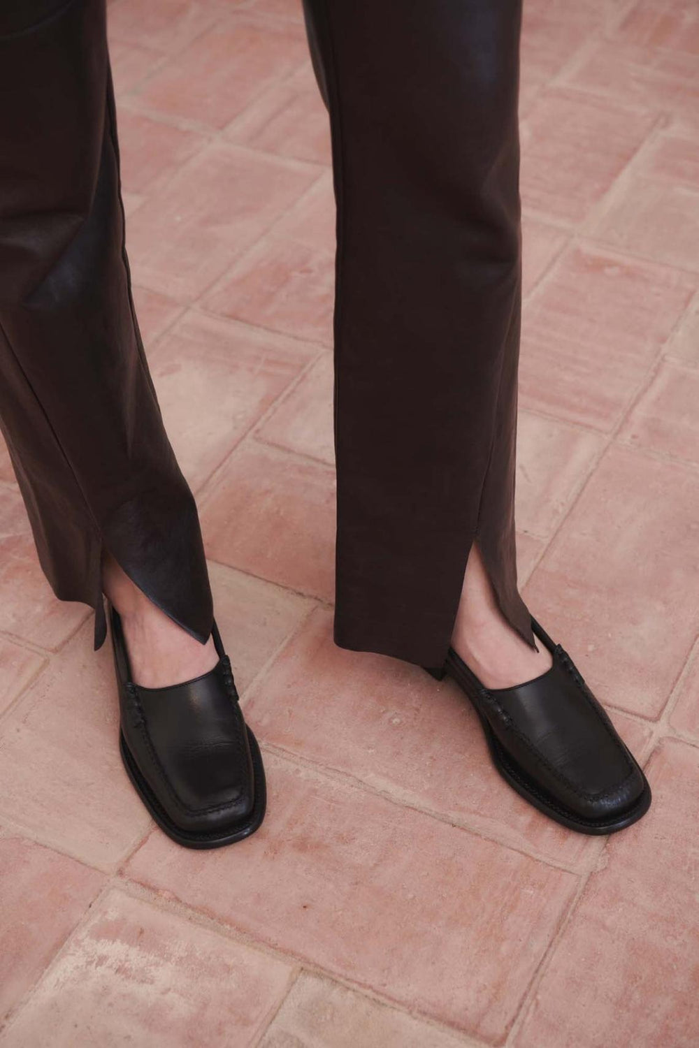 Hereu Loafers | SALA - Square-Toe High-Cut Loafer - Women