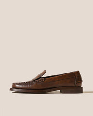 Hereu Loafers | SINEU DUOTONE - Interlaced-detail Slip-on Loafer - Women