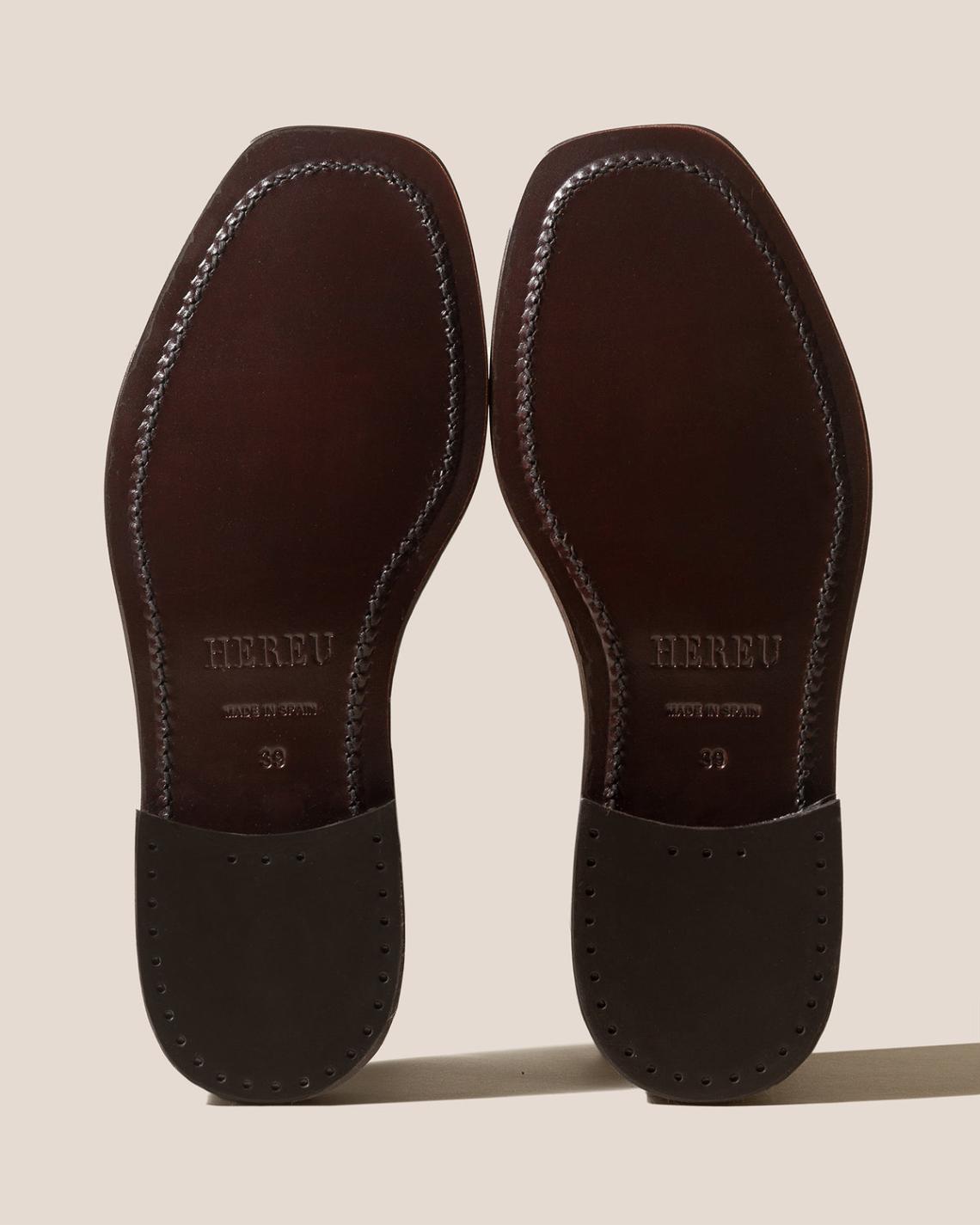 Hereu Loafers | SINEU GRAINY - Interlaced-detail Slip-on Loafer - Men