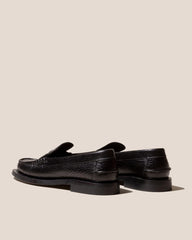 Hereu Loafers | SINEU GRAINY - Interlaced-detail Slip-on Loafer - Women