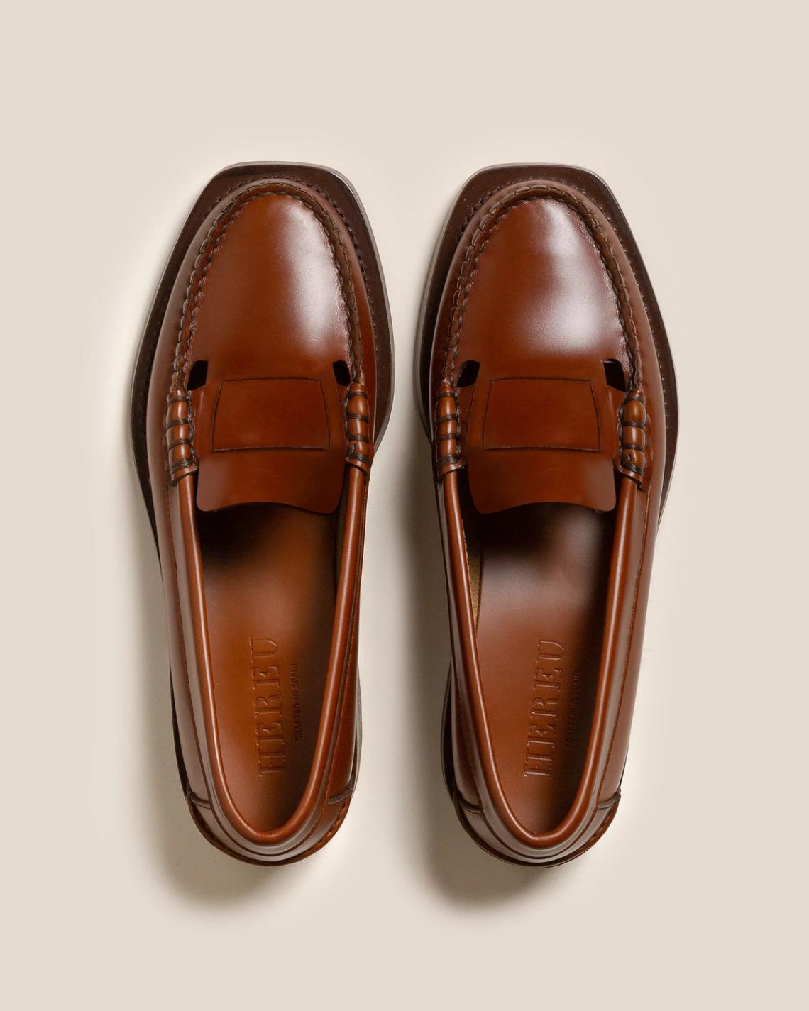Hereu Loafers | SINEU - Interlaced-detail Slip-on Loafer - Women
