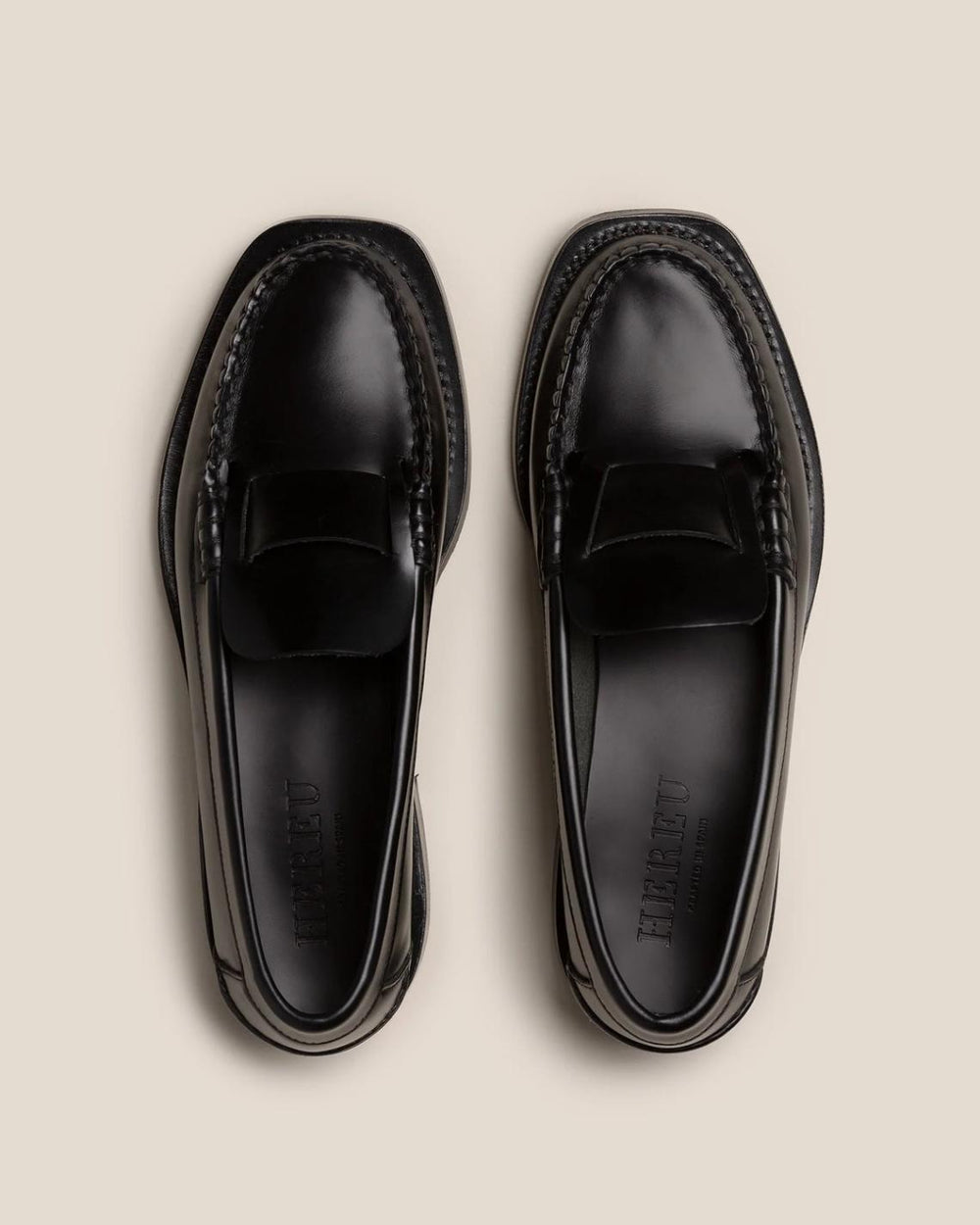 Hereu Loafers | SINEU - Interlaced-detail Slip-on Loafer - Women