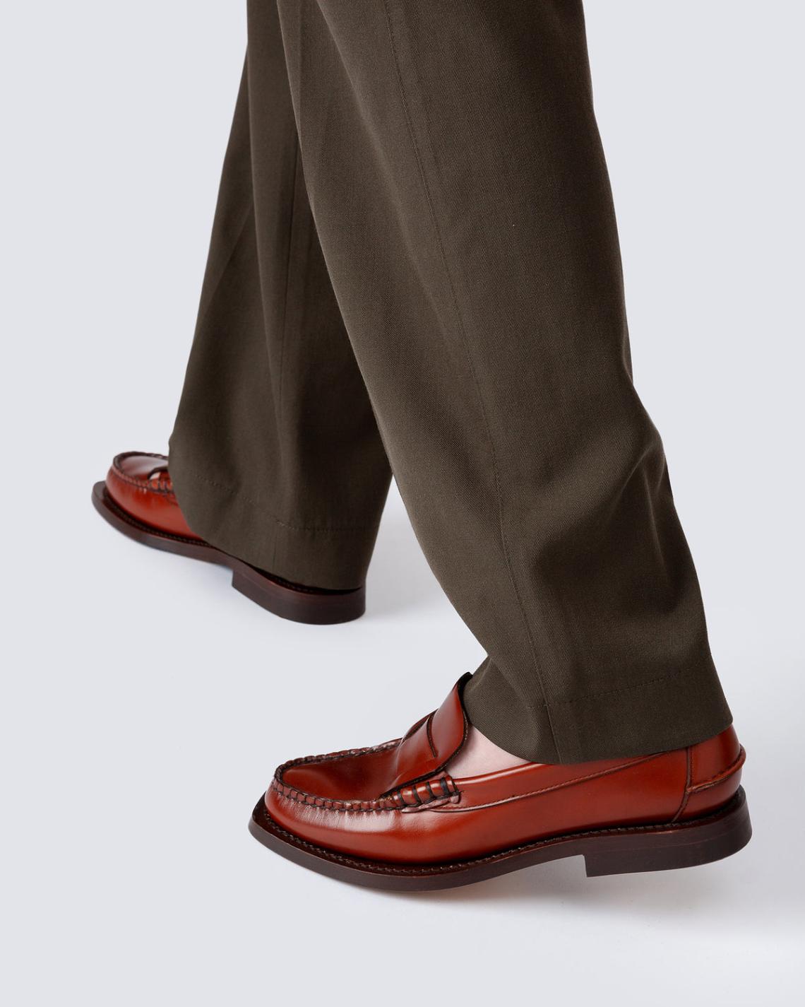 Hereu Loafers | SINEU - Interlaced-detail Slip-on Loafer - Women