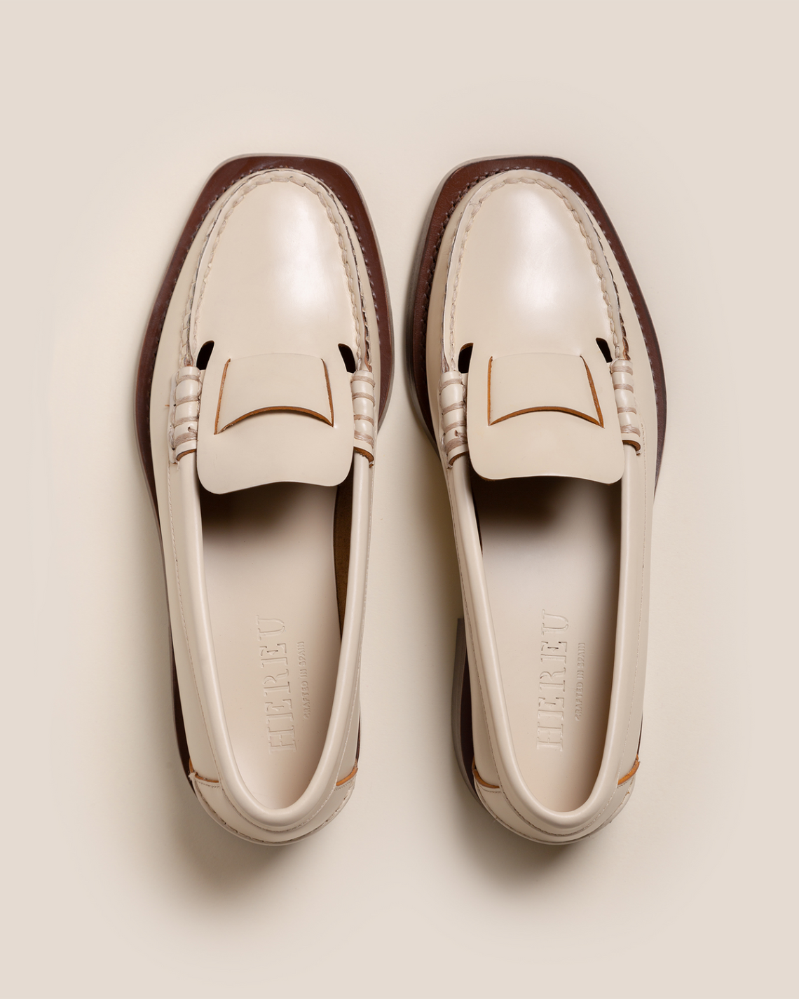 Hereu Loafers | SINEU - Interlaced-detail Slip-on Loafer - Women