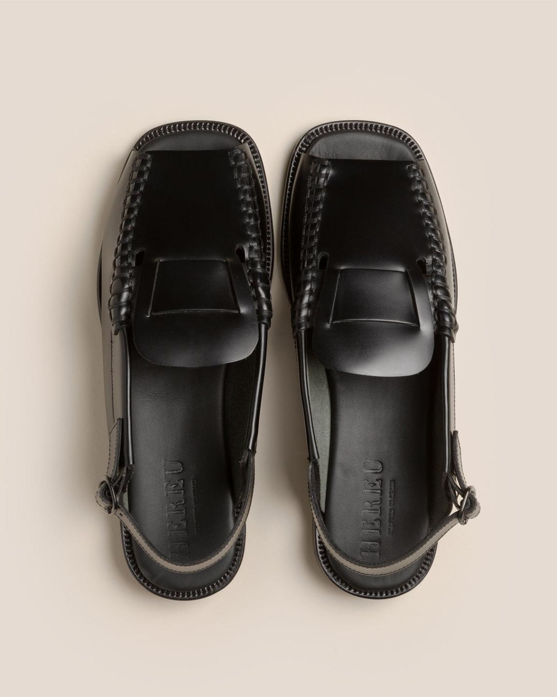 Hereu Loafers | SINEU SANDAL - Open-toe Slingback Loafer - Men