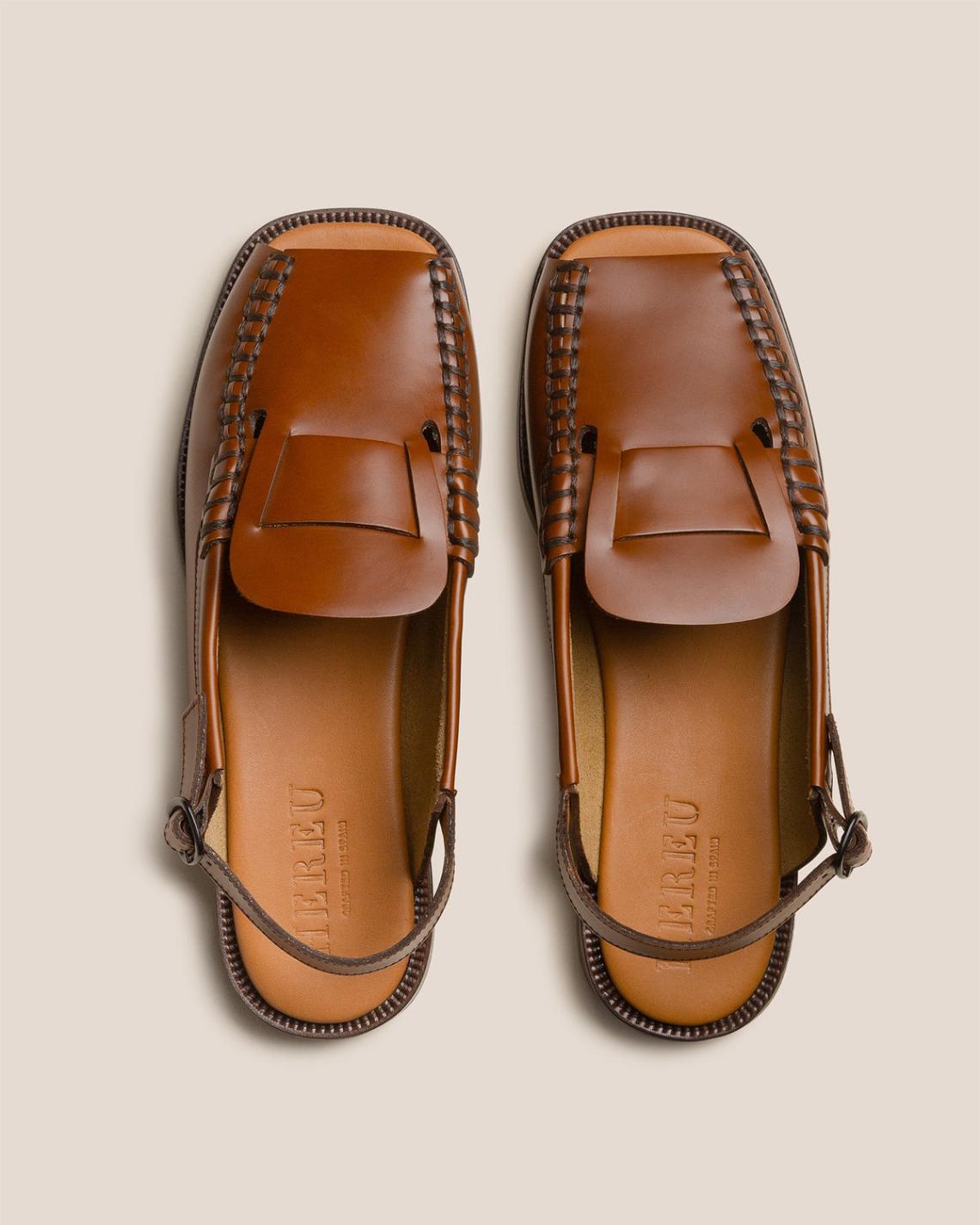 Hereu Loafers | SINEU SANDAL - Open-toe Slingback Loafer - Men