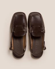 Hereu Loafers | SINEU SANDAL - Open-toe Slingback Loafer - Women