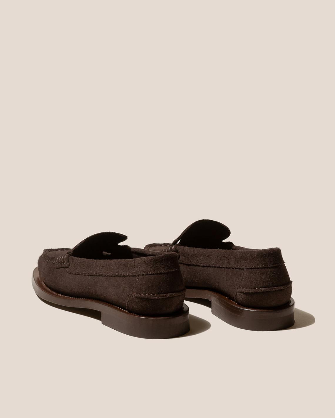 Hereu Loafers | SINEU SUEDE - Interlaced-detail Slip-on Loafer - Men