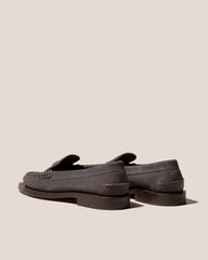 Hereu Loafers | SINEU SUEDE - Interlaced-detail Slip-on Loafer - Men