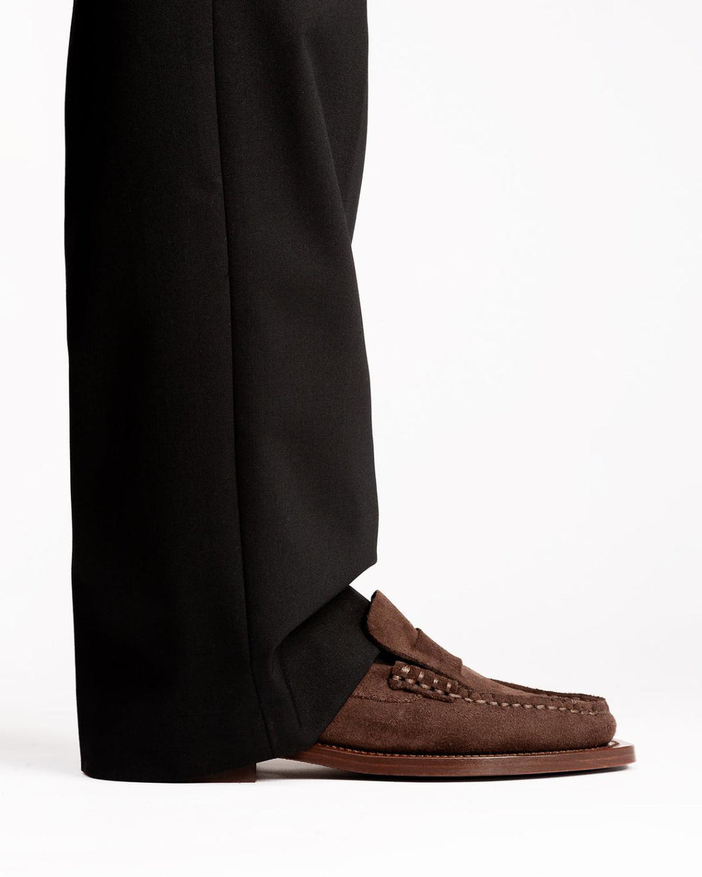 Hereu Loafers | SINEU SUEDE - Interlaced-detail Slip-on Loafer - Men