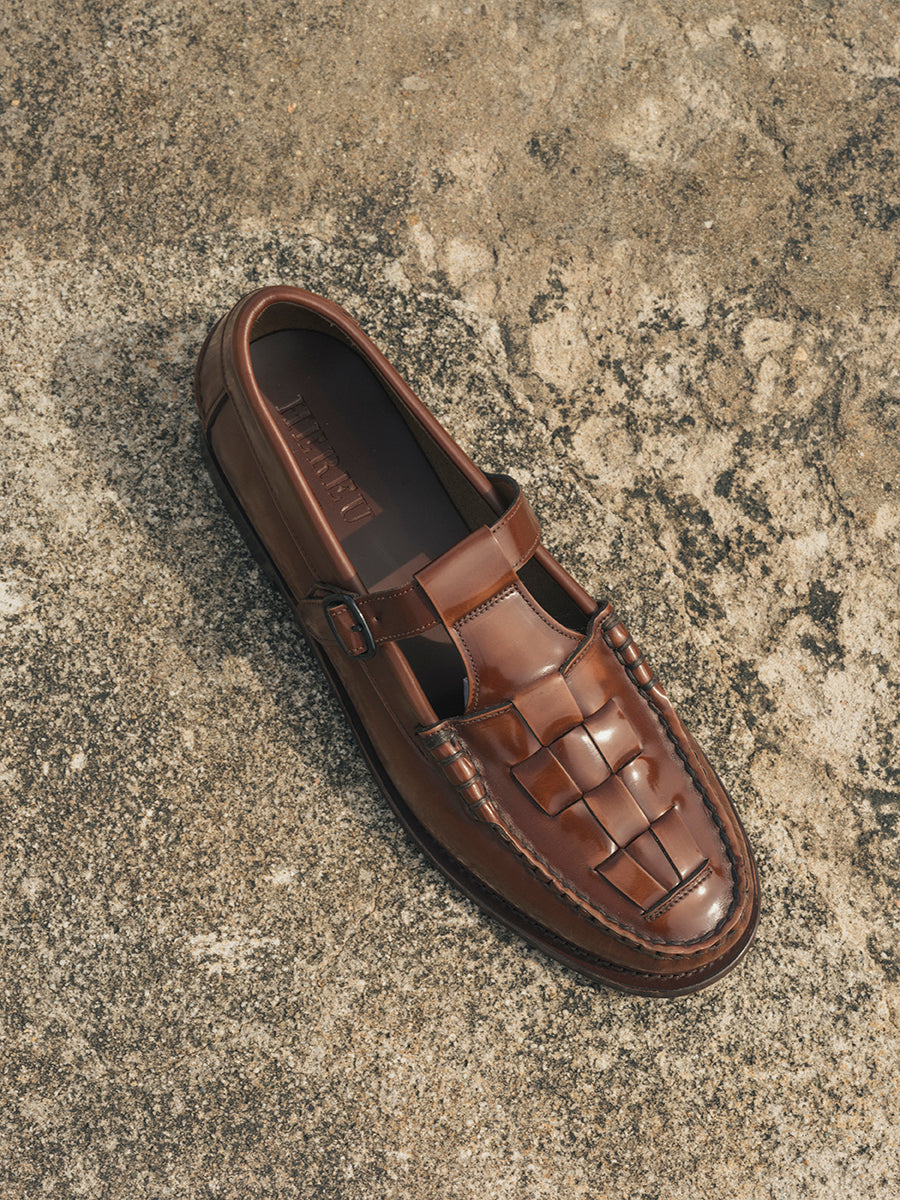 Hereu Loafers | SOLLER BRUSHED - T-bar Moccasin - Men