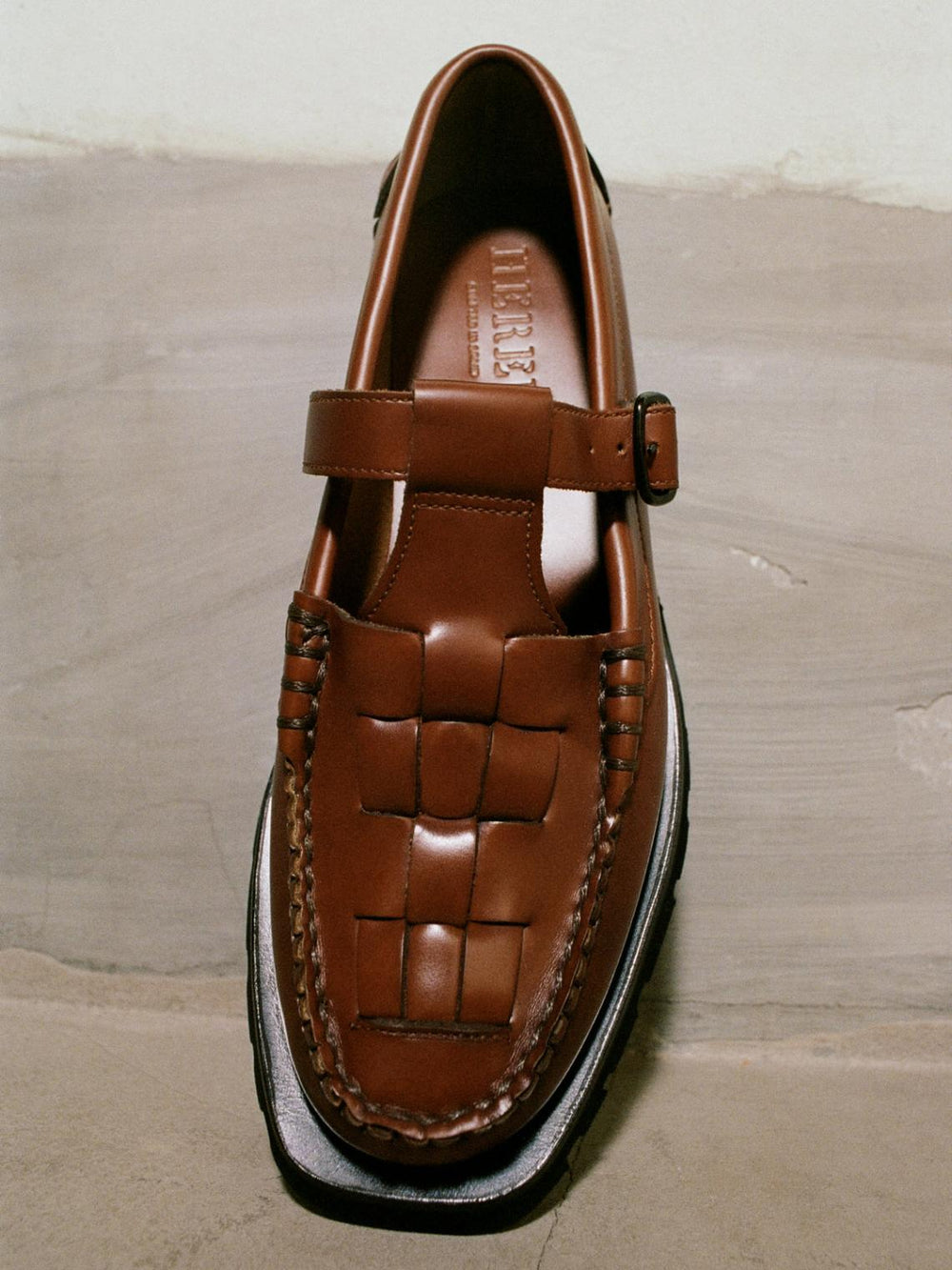 Hereu Loafers | SOLLER SPORT - Tread Sole T-Bar Loafer - Men