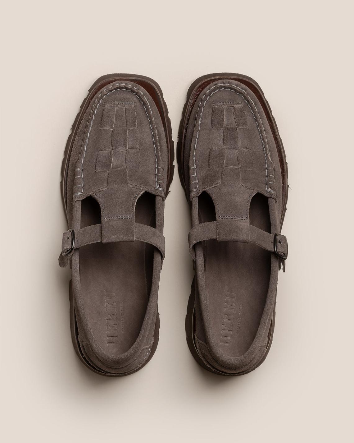 Hereu Loafers | SOLLER SPORT - Tread Sole T-Bar Loafer - Men