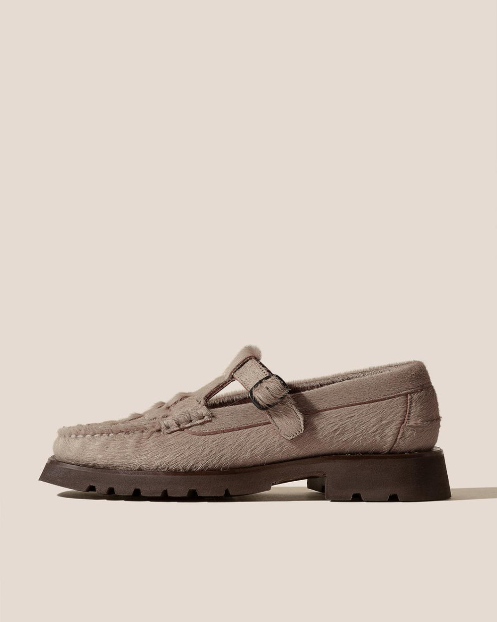 Hereu Loafers | SOLLER SPORT - Tread Sole T-Bar Loafer - Women