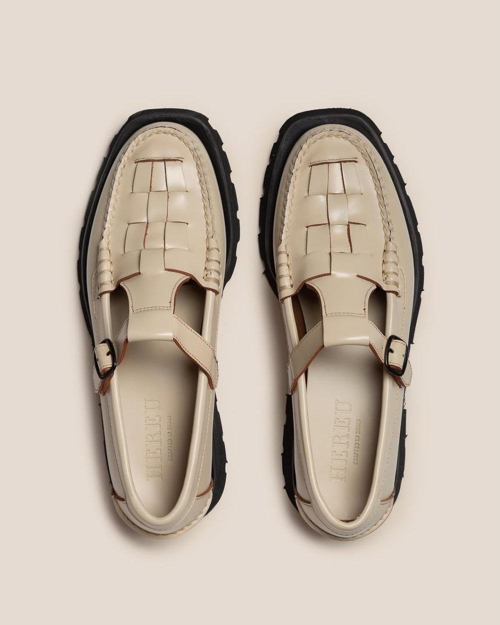 Hereu Loafers | SOLLER SPORT - Tread Sole T-Bar Loafer - Women