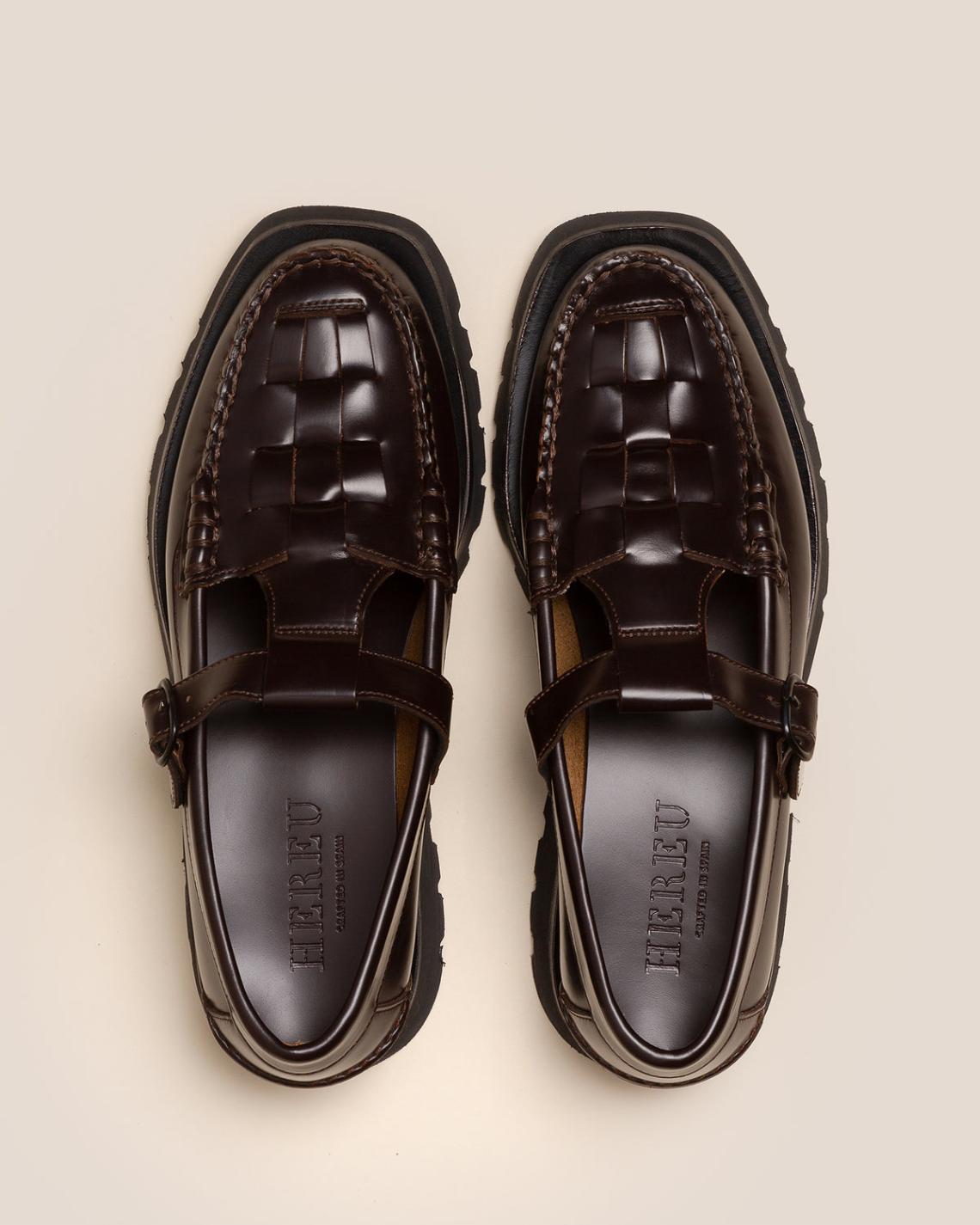 Hereu Loafers | SOLLER SPORT - Tread Sole T-Bar Loafer - Women