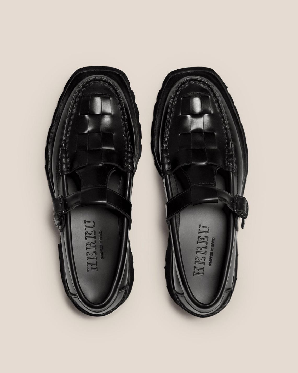 Hereu Loafers | SOLLER SPORT - Tread Sole T-Bar Loafer - Women