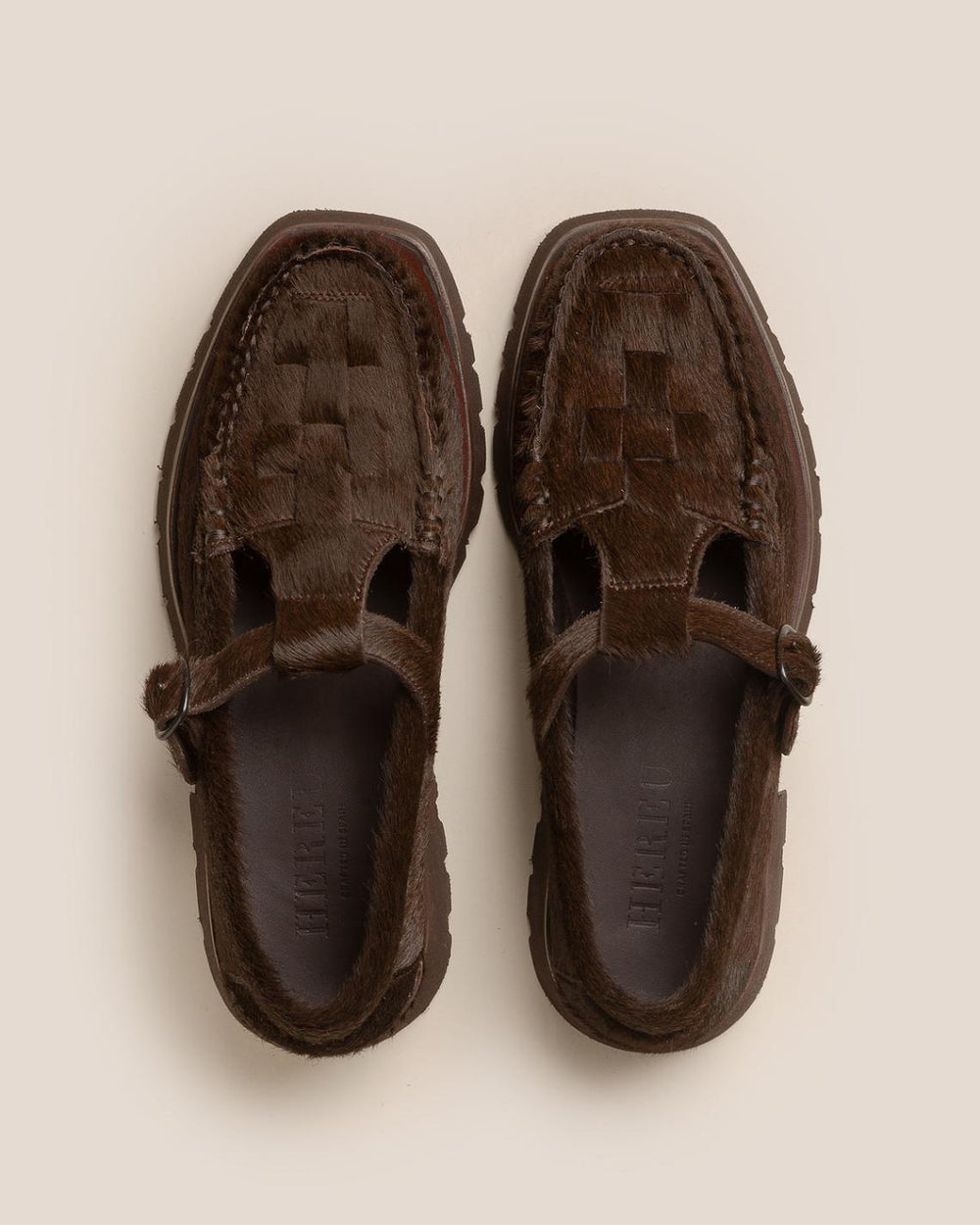 Hereu Loafers | SOLLER SPORT - Tread Sole T-Bar Loafer - Women