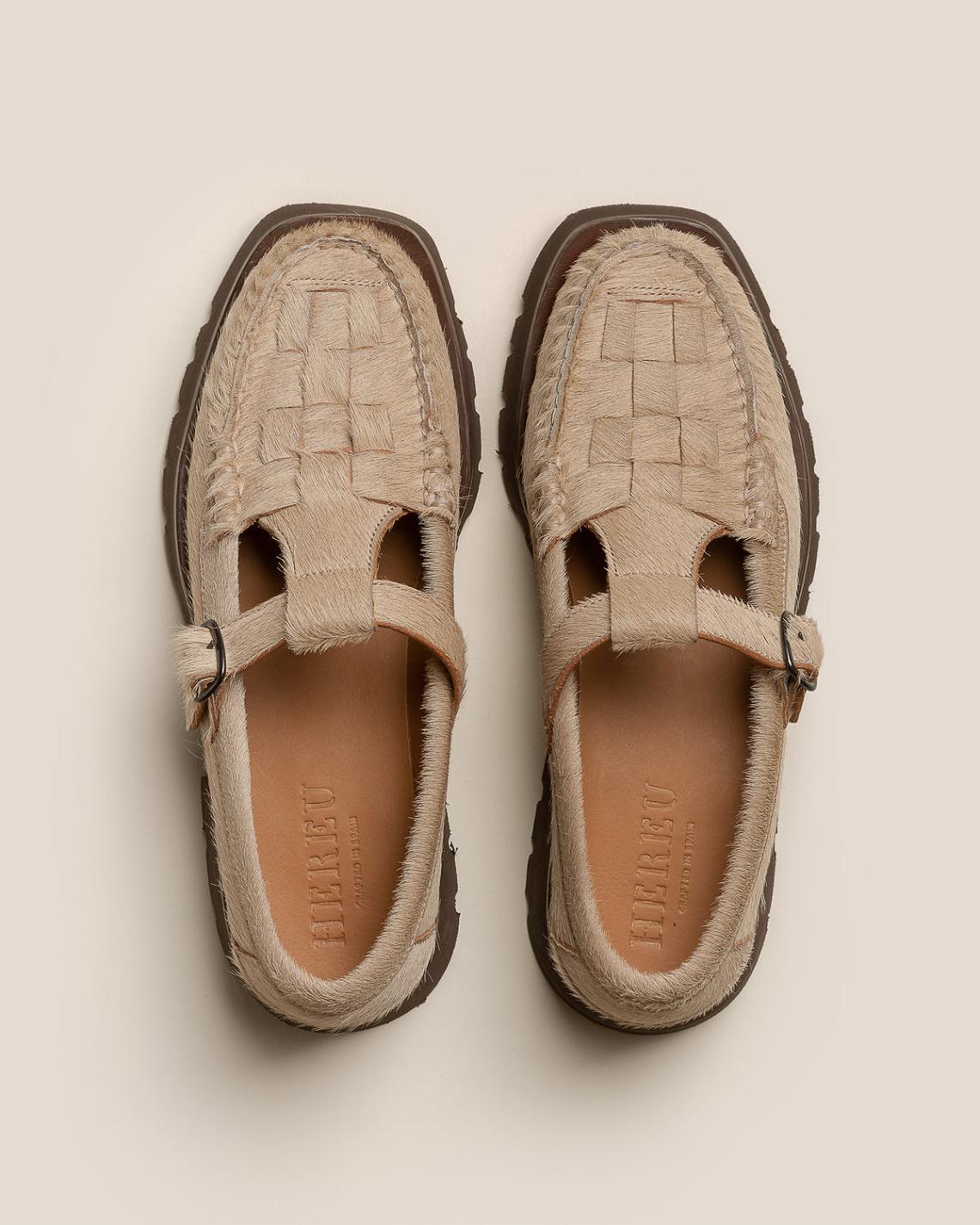 Hereu Loafers | SOLLER SPORT - Tread Sole T-Bar Loafer - Women