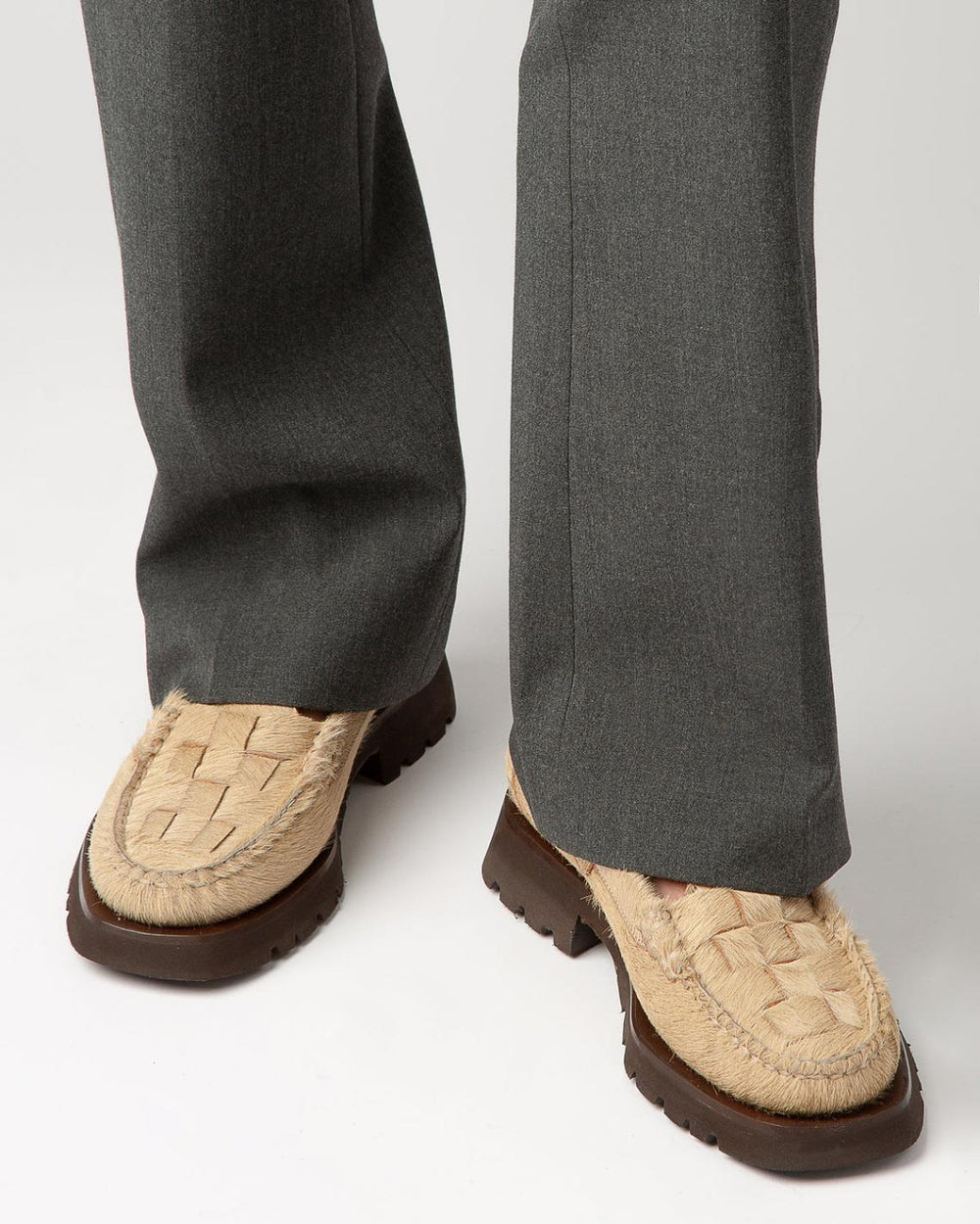 Hereu Loafers | SOLLER SPORT - Tread Sole T-Bar Loafer - Women