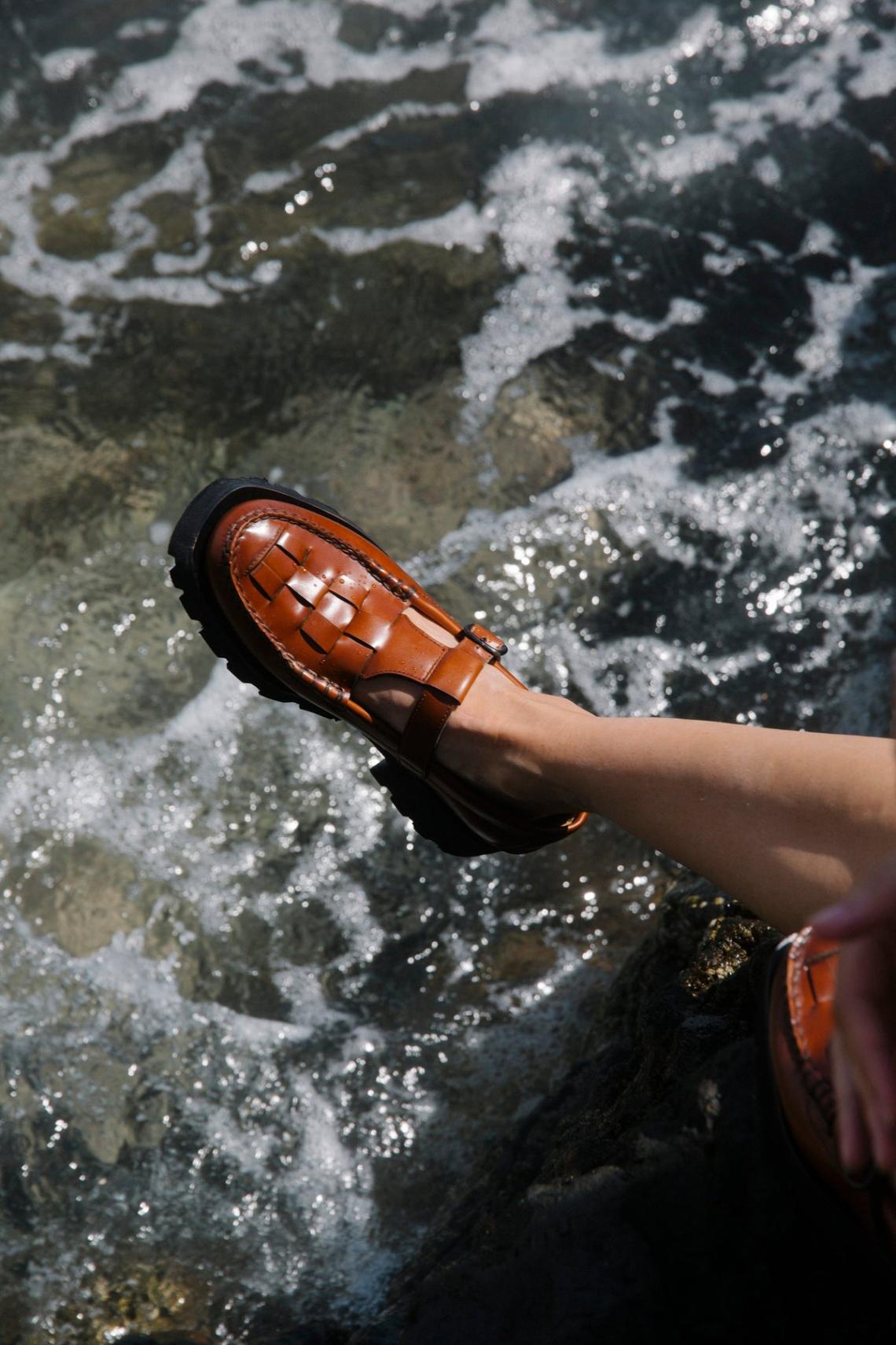 Hereu Loafers | SOLLER SPORT - Tread Sole T-Bar Loafer - Women