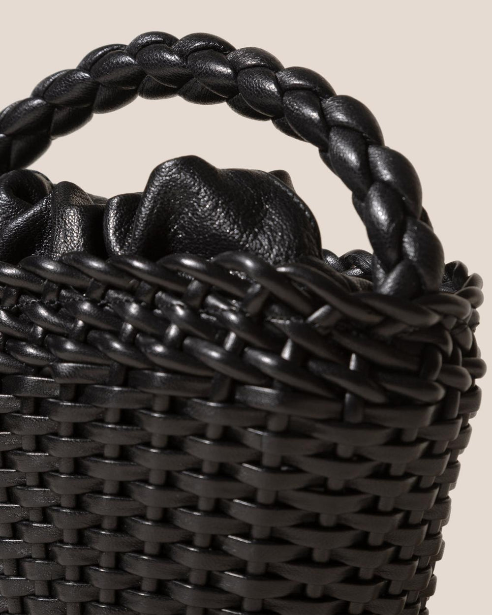 Hereu Mini Bags | FIOL TOTE LEATHER - Hand-Braided Mini Tote Bag - Women