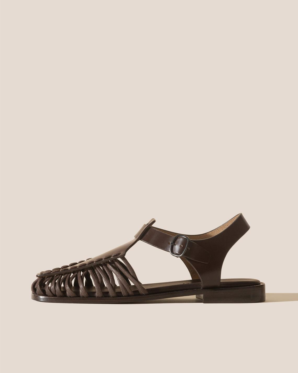 Hereu Sandals | ALARO - Square-Toe T-bar Sandal - Women