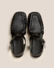 Hereu Sandals | ALARO - Square-Toe T-bar Sandal - Women