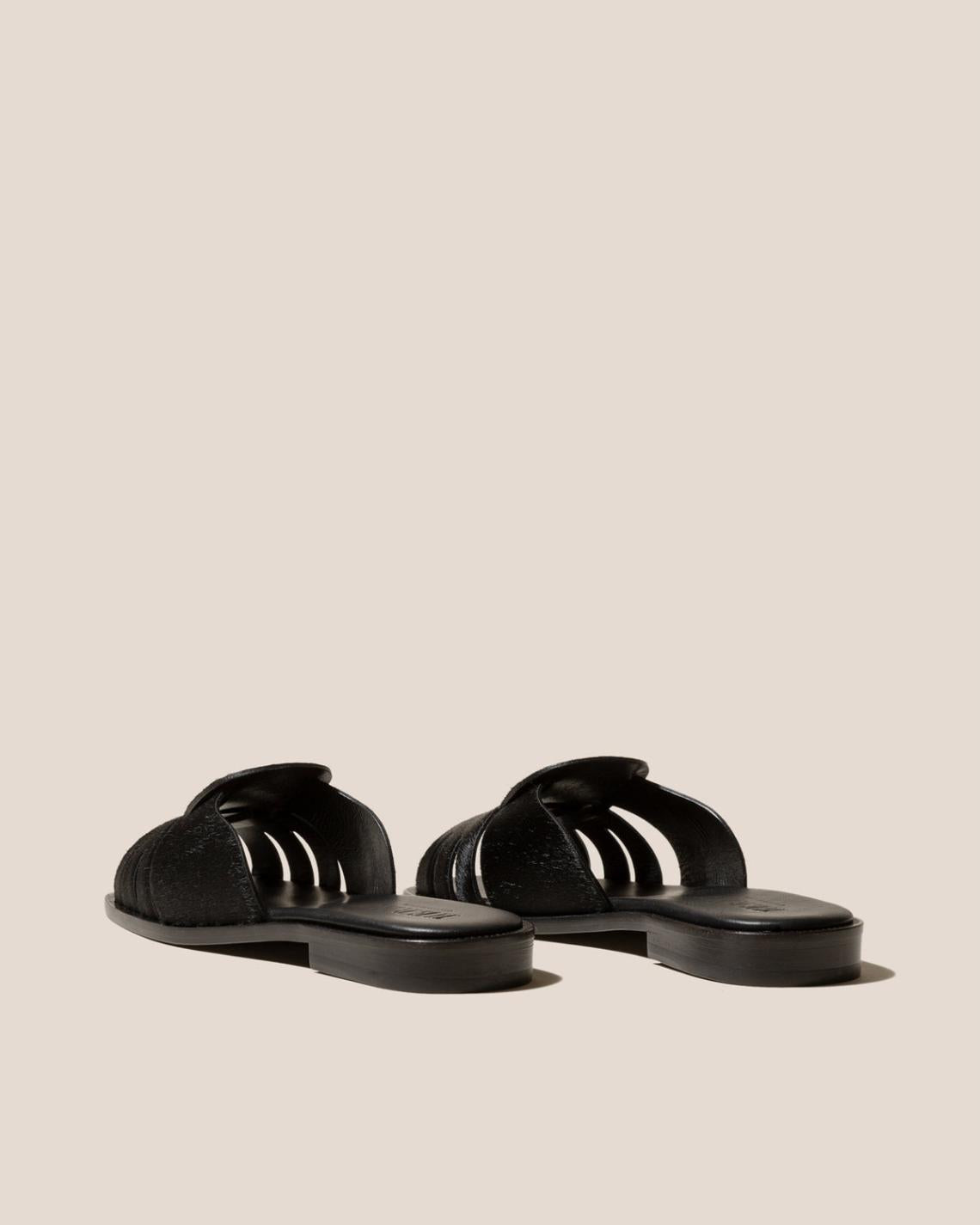 Hereu Sandals | ANCORA SQUARED SLIDE SHORT CALF HAIR - Fisherman Slide - Women