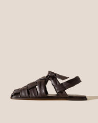 Hereu Sandals | BENA - Interwoven Knotted T-bar Sandal - Women