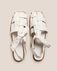 Hereu Sandals | BENA - Interwoven Knotted T-bar Sandal - Women