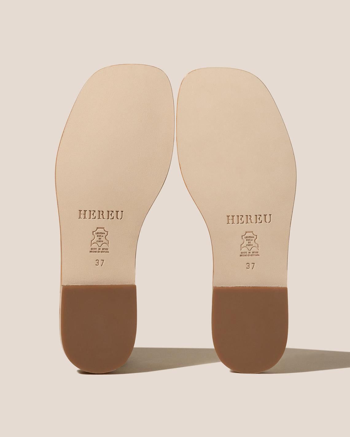 Hereu Sandals | BENA - Interwoven Knotted T-bar Sandal - Women