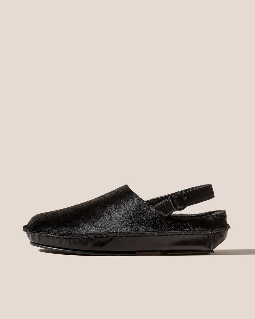 Hereu Sandals | CARGOL CALF HAIR - Whipstitched Slingback Clog - Women