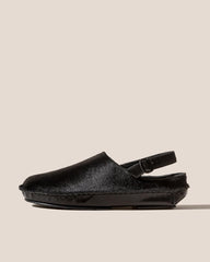 Hereu Sandals | CARGOL CALF HAIR - Whipstitched Slingback Clog - Women
