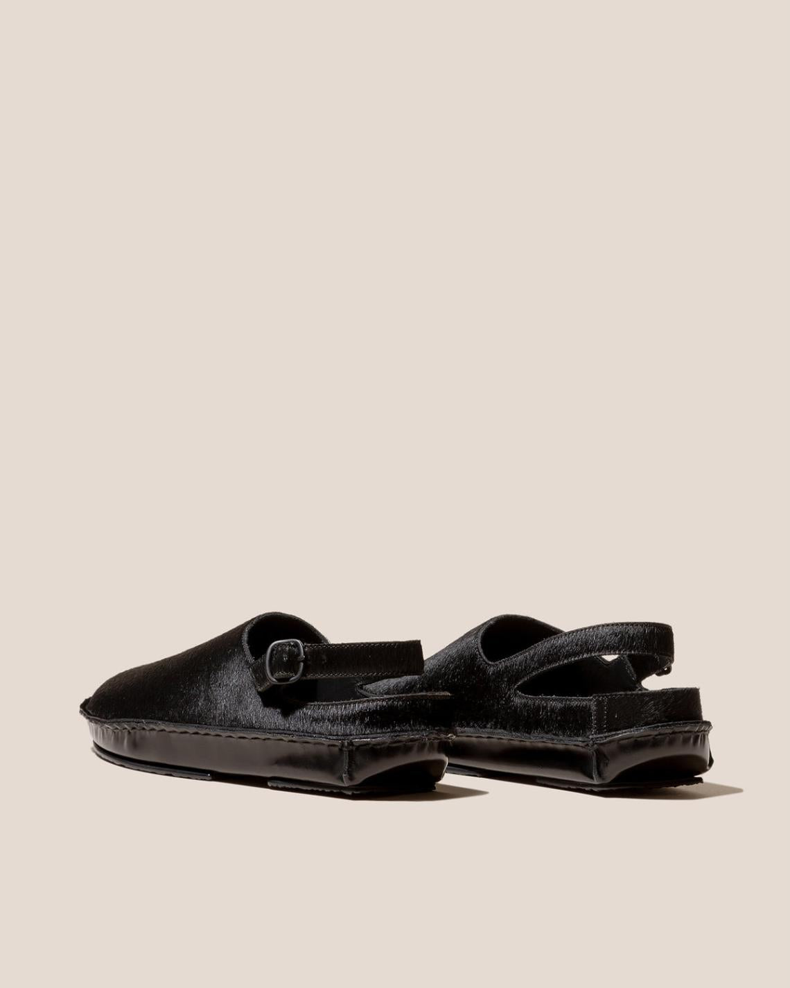 Hereu Sandals | CARGOL CALF HAIR - Whipstitched Slingback Clog - Women