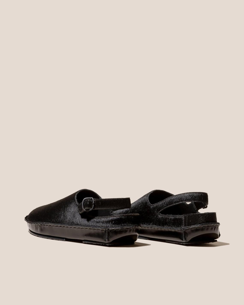 Hereu Sandals | CARGOL CALF HAIR - Whipstitched Slingback Clog - Women