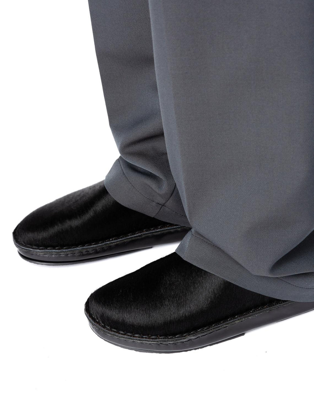 Hereu Sandals | CARGOL CALF HAIR - Whipstitched Slingback Clog - Women