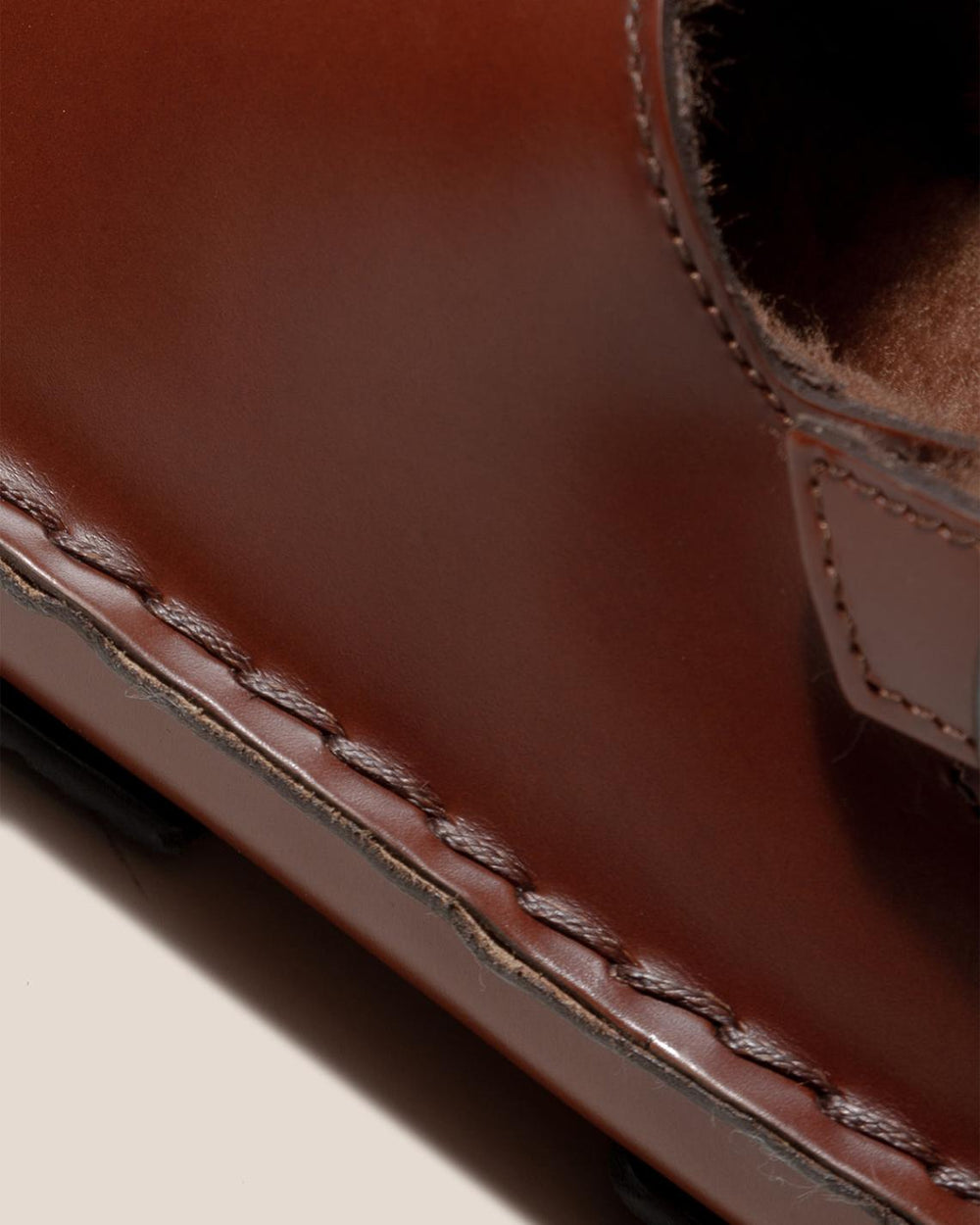 Hereu Sandals | CARGOL SHEARLING - Whipstitched Slingback Clog - Women