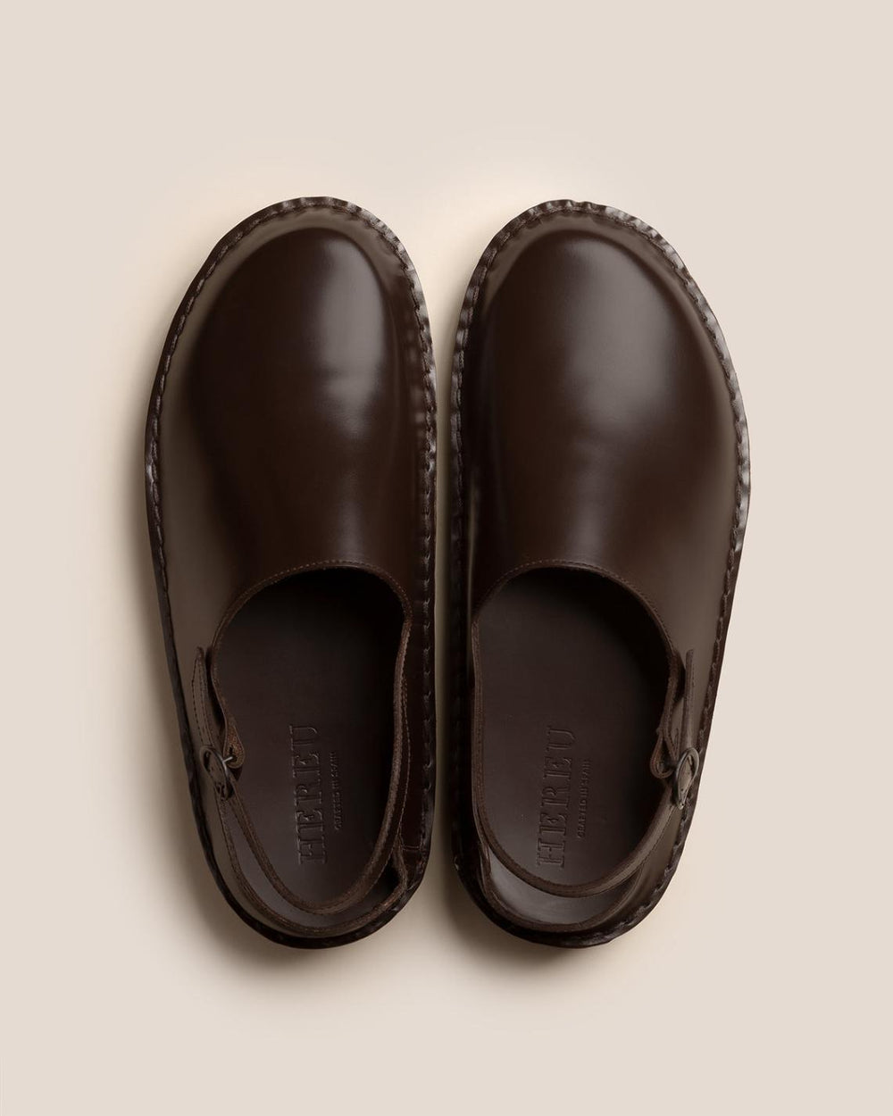 Hereu Sandals | CARGOL - Whipstitched Slingback Clog - Men