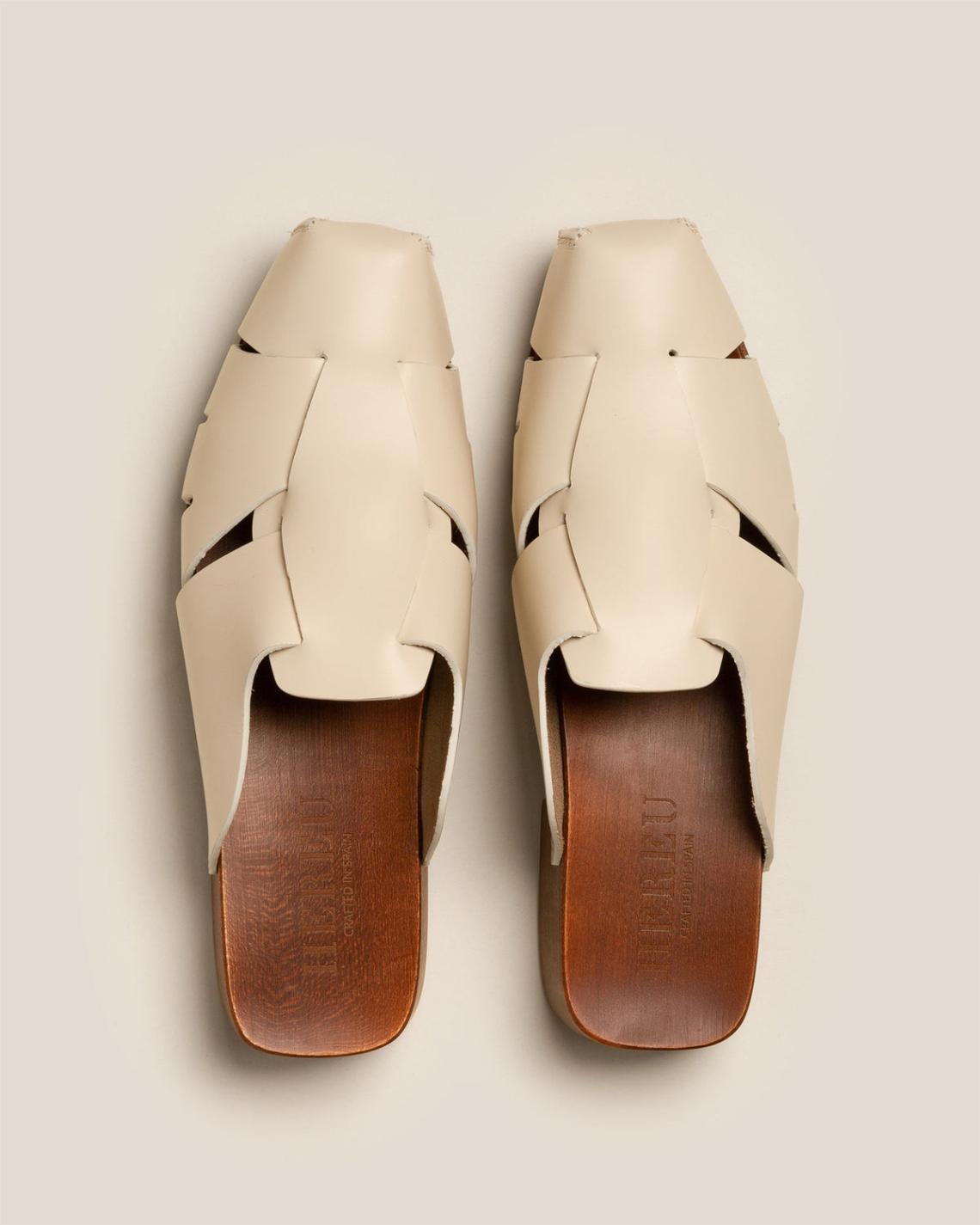 Hereu Sandals | LICIA - Square Toe-Fisherman Mule Clog - Women