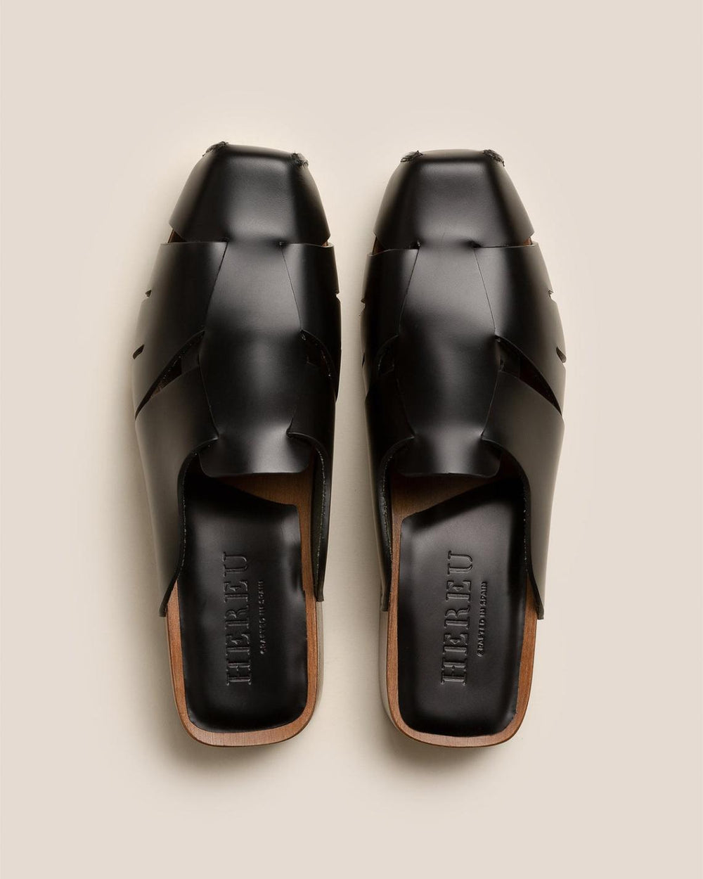 Hereu Sandals | LICIA - Square Toe-Fisherman Mule Clog - Women