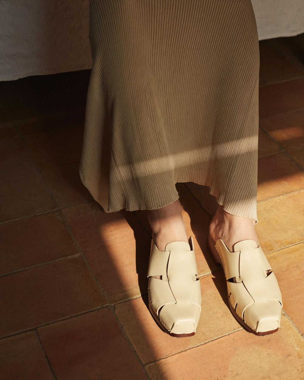 Hereu Sandals | LICIA - Square Toe-Fisherman Mule Clog - Women