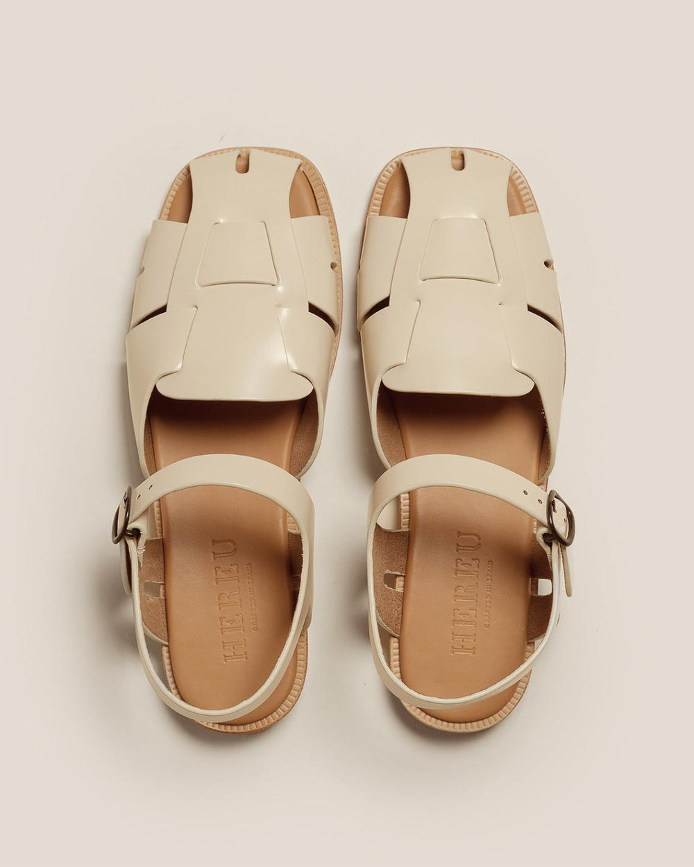 Hereu Sandals | PEDRA - Squared Closed-Toe Fisherman Sandal - Women