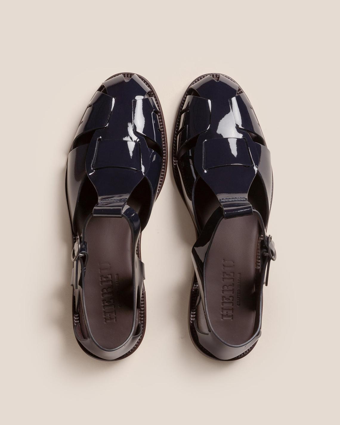 Hereu Sandals | PESCA CRINKLED GLOSSY - Fisherman Sandal - Women