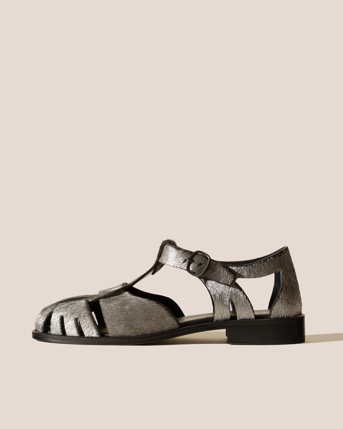 Hereu Sandals | PESCA SHORT CALF HAIR - Fisherman Sandal - Women