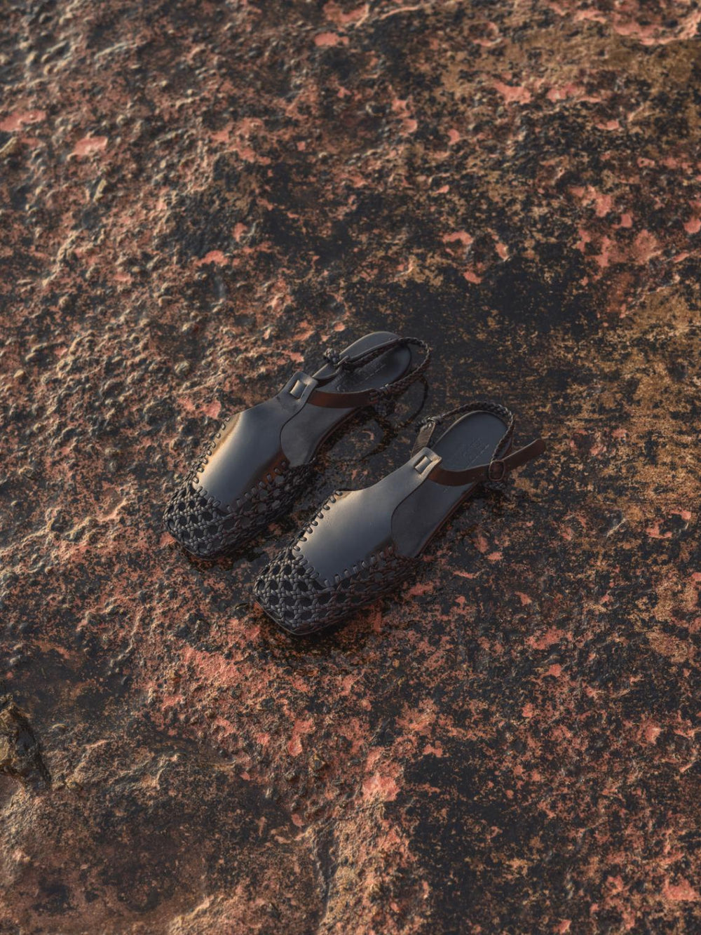 Hereu Sandals | REIXA - Woven T-bar Sandal - Women