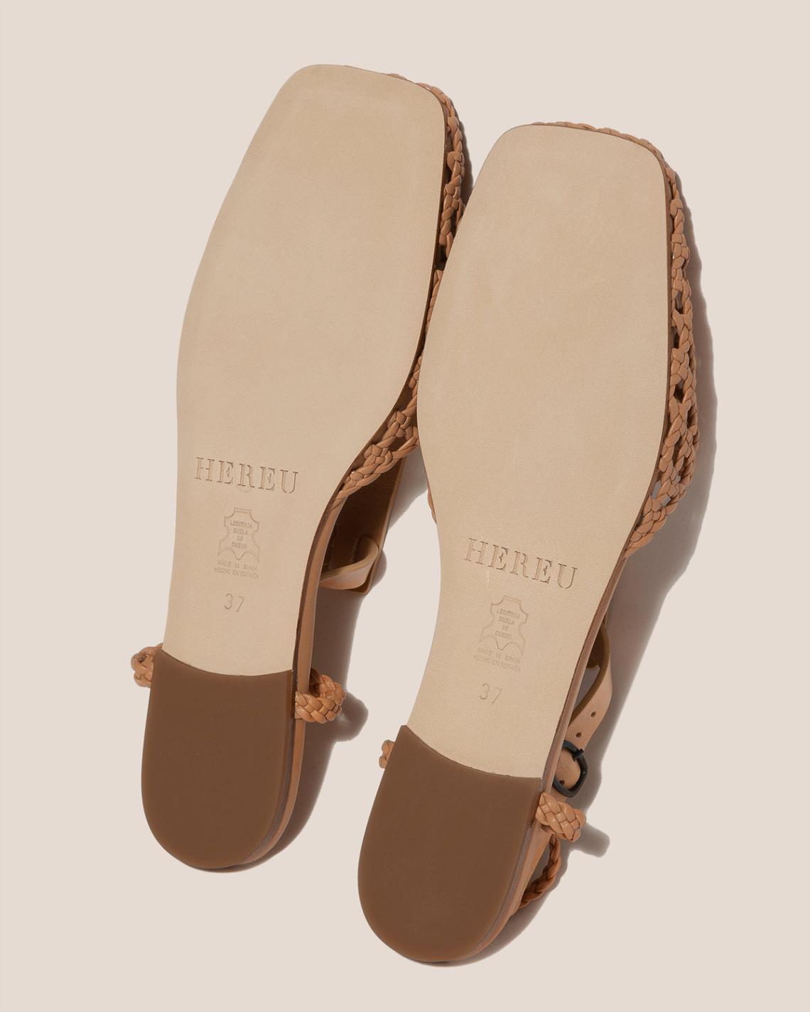 Hereu Sandals | REIXA - Woven T-bar Sandal - Women